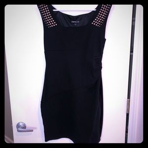 Express Rose Gold Studded cocktail dress